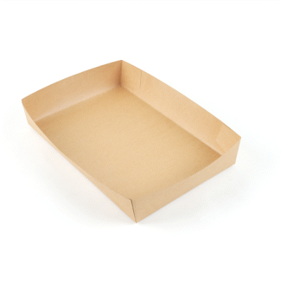 Cater Tek Kraft Paper Insert - Fits Rectangle Catering Box - 13 1/2" x 9 1/4" x 2 1/2" - 100 count box