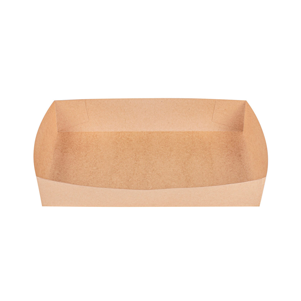 Cater Tek Kraft Paper Insert - Fits Rectangle Catering Box - 13 1/2" x 9 1/4" x 2 1/2" - 100 count box