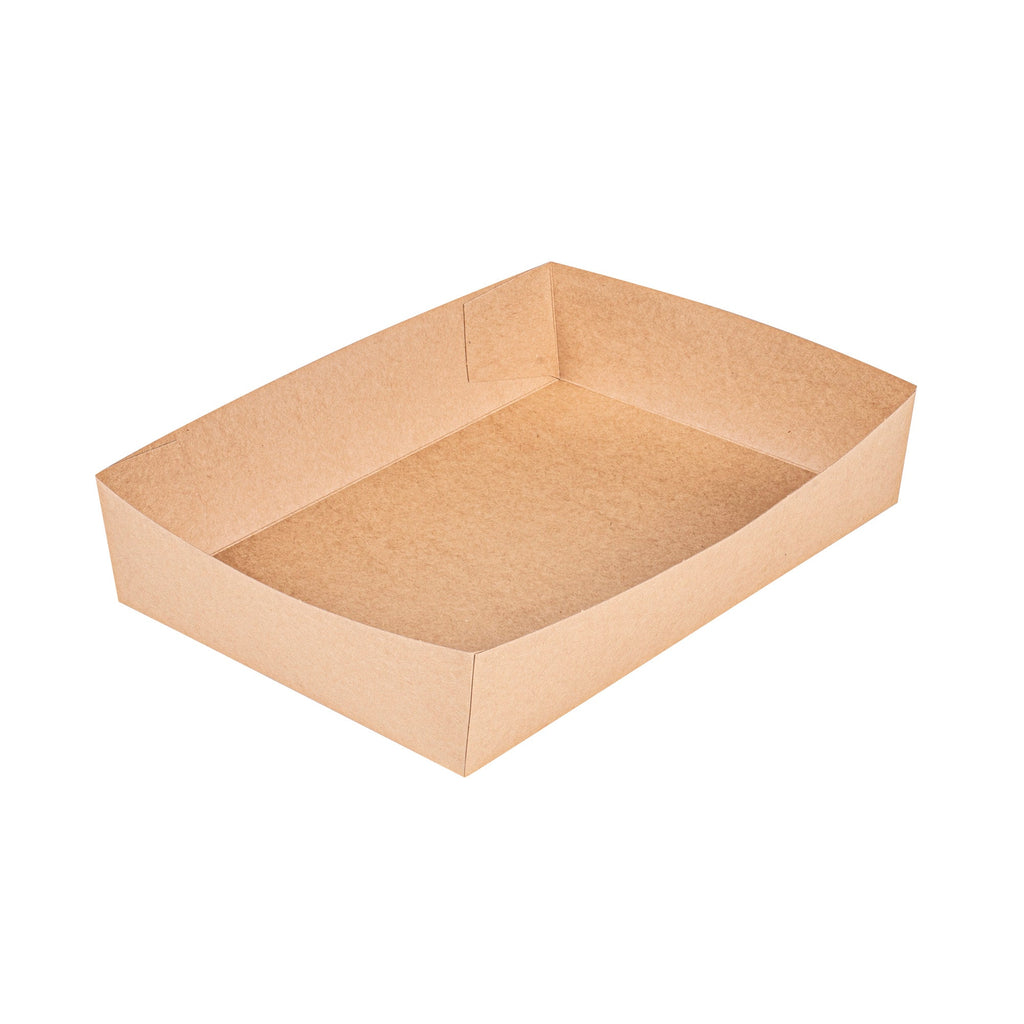 Cater Tek Kraft Paper Insert - Fits Rectangle Catering Box - 11 1/2" x 8 1/4" x 2 1/2" - 200 count box
