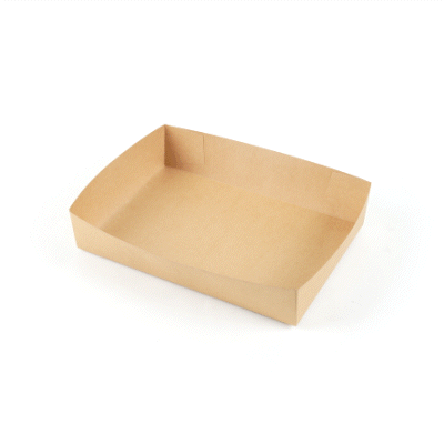 Cater Tek Kraft Paper Insert - Fits Rectangle Catering Box - 11 1/2" x 8 1/4" x 2 1/2" - 20 count box