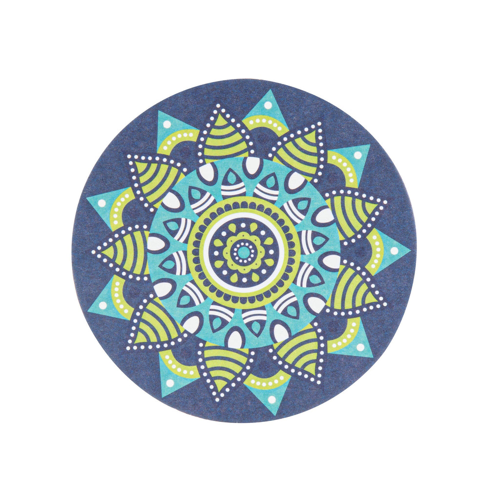 Bar Lux Round Floral Paper Coaster - 6 Assorted Designs - 3 1/2" - 480 count box