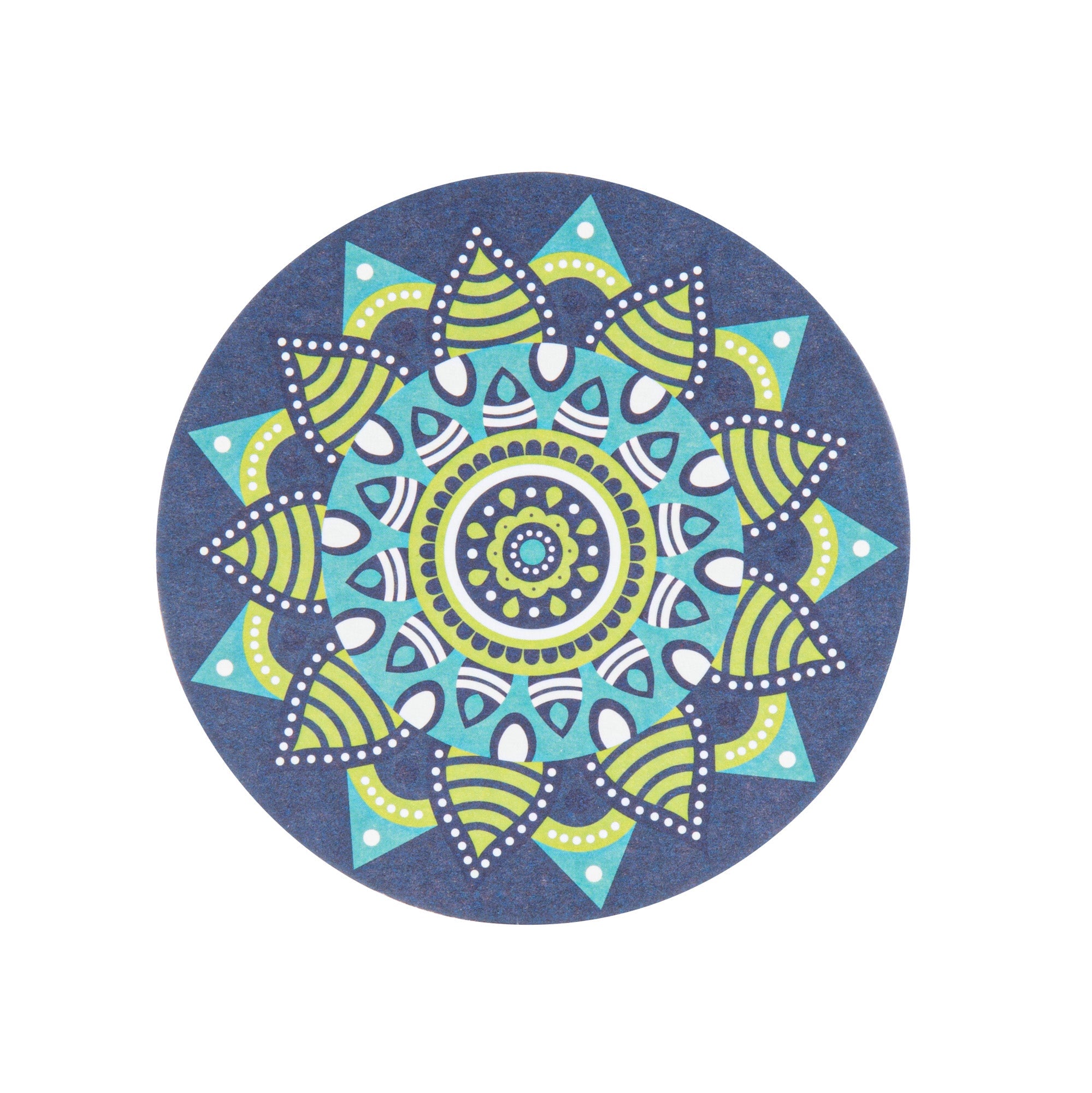 Bar Lux Round Floral Paper Coaster - 6 Assorted Designs - 3 1/2" - 480 count box
