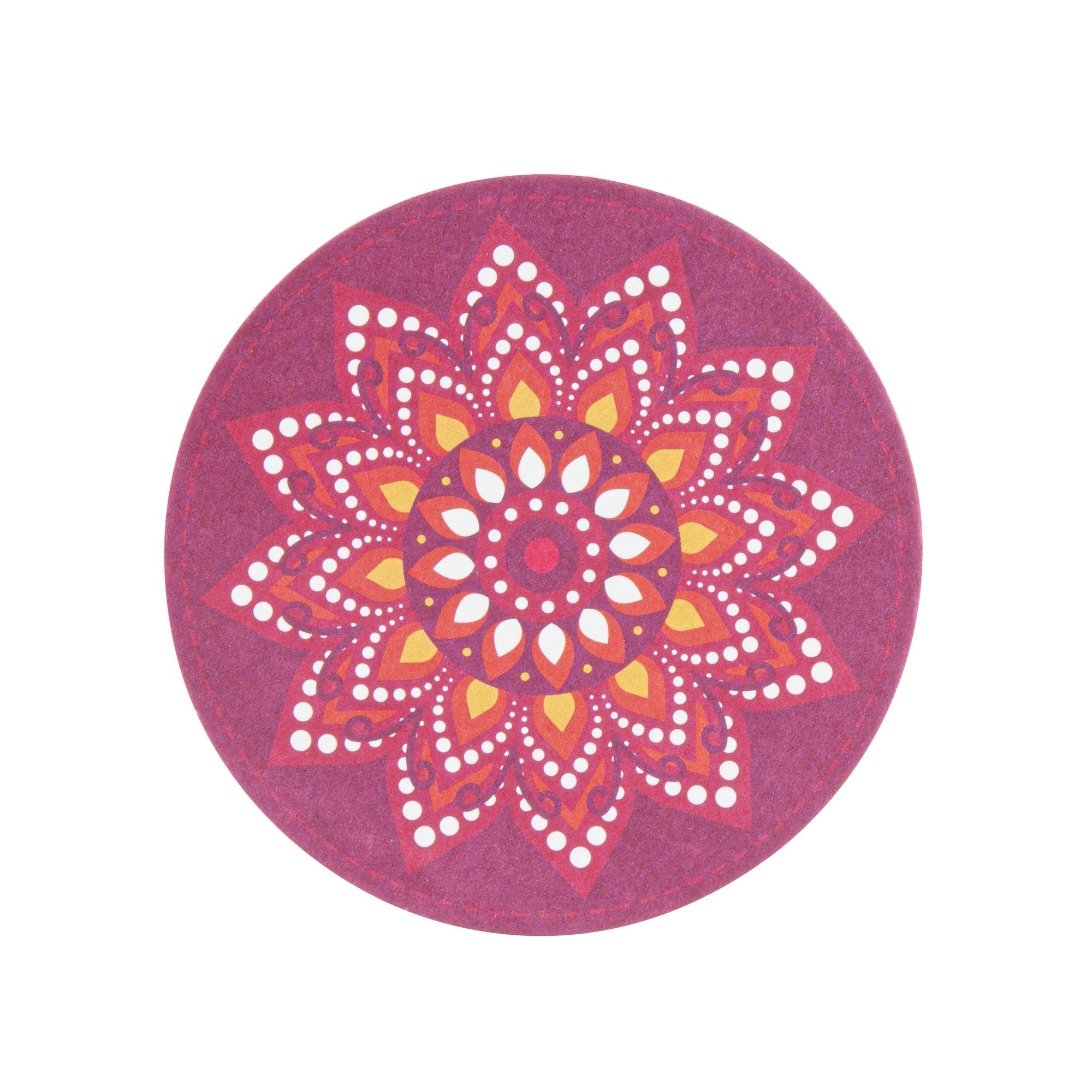 Bar Lux Round Floral Paper Coaster - 6 Assorted Designs - 3 1/2" - 480 count box