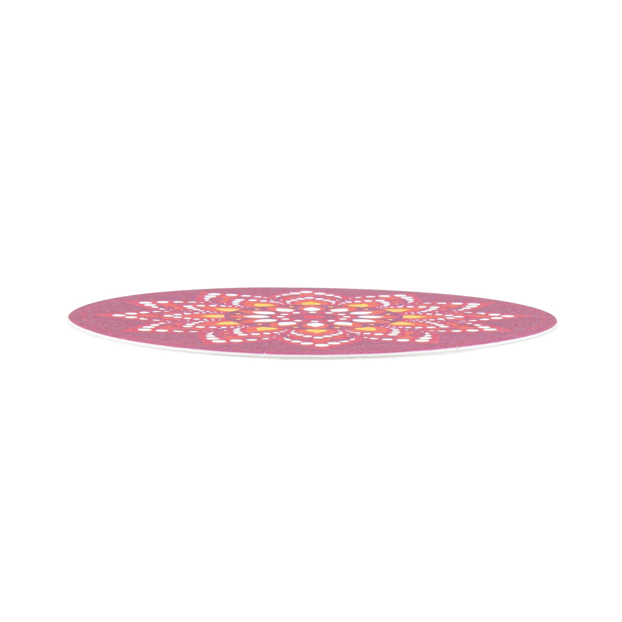 Bar Lux Round Floral Paper Coaster - 6 Assorted Designs - 3 1/2" - 480 count box