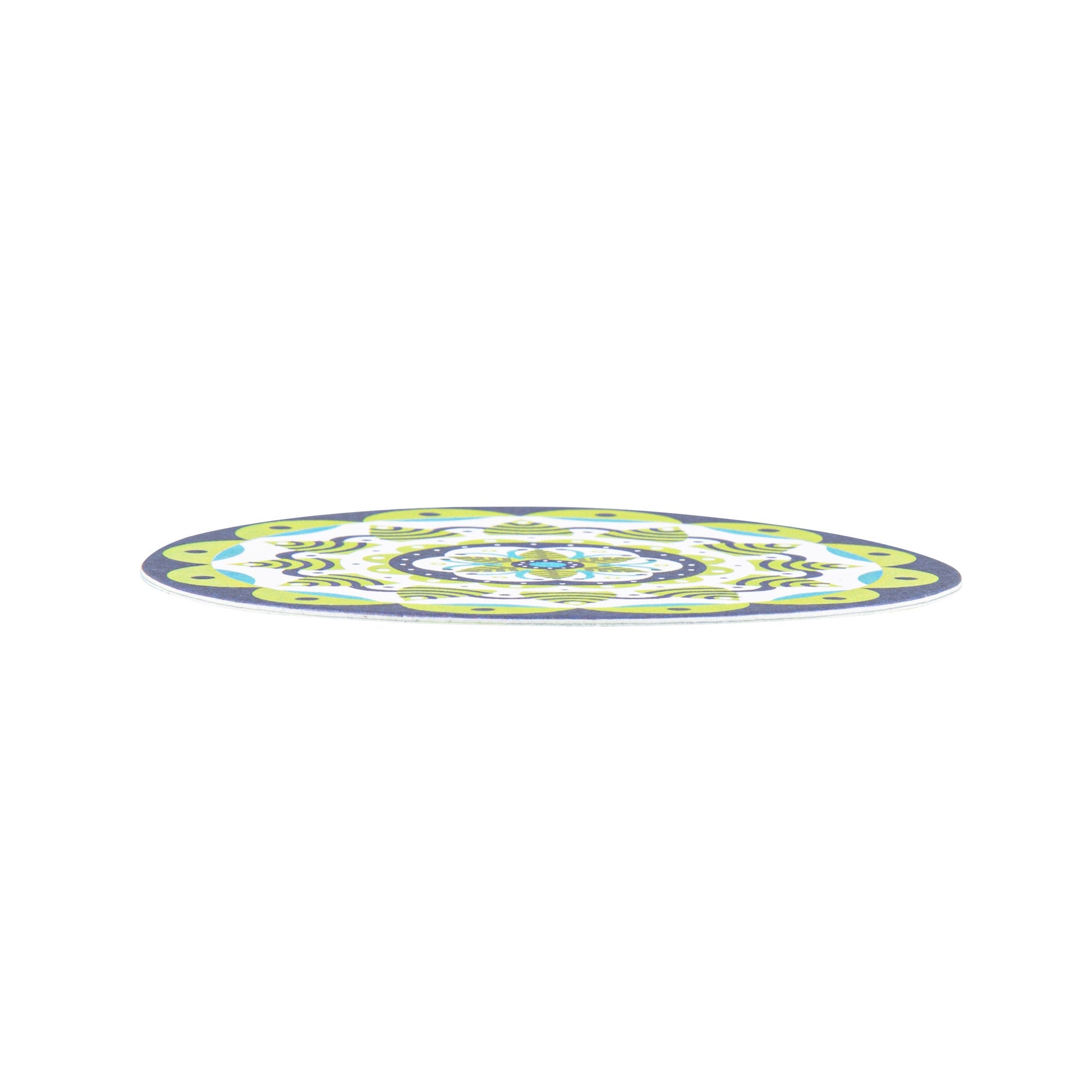 Bar Lux Round Floral Paper Coaster - 6 Assorted Designs - 3 1/2" - 480 count box