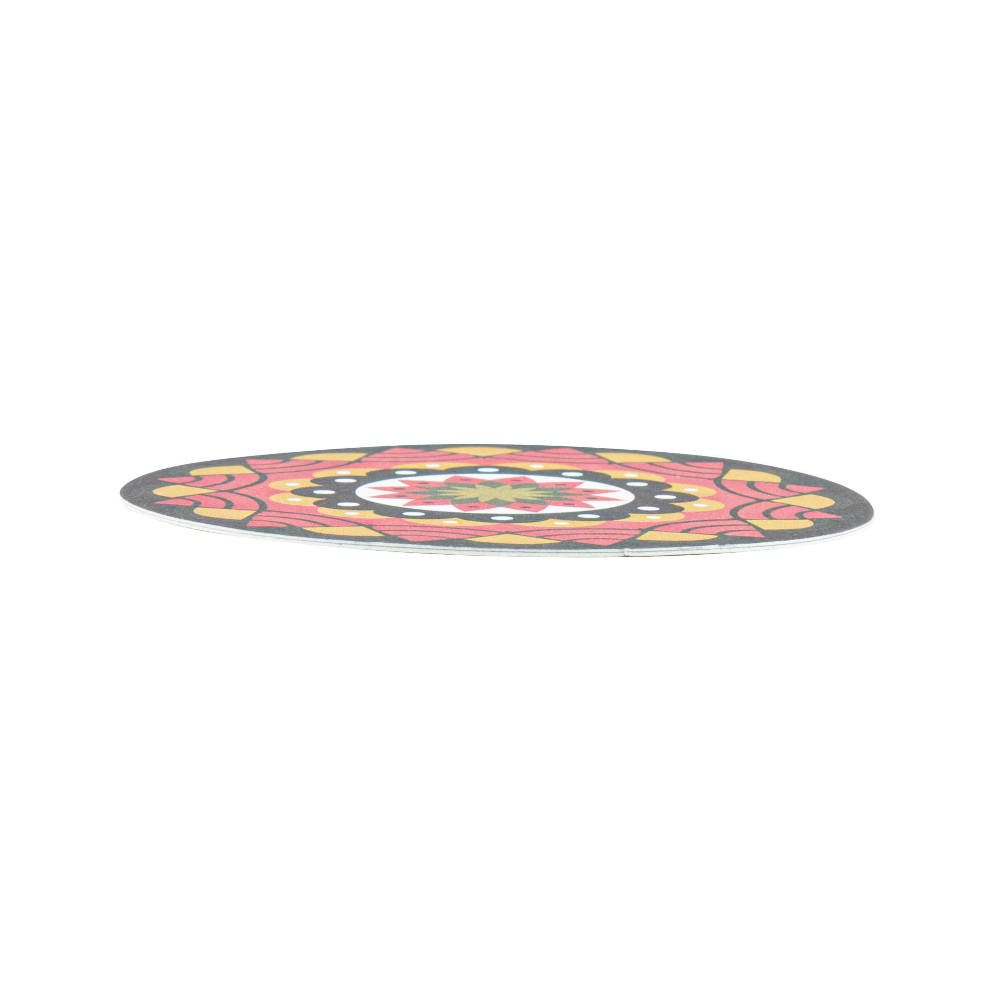 Bar Lux Round Floral Paper Coaster - 6 Assorted Designs - 3 1/2" - 480 count box