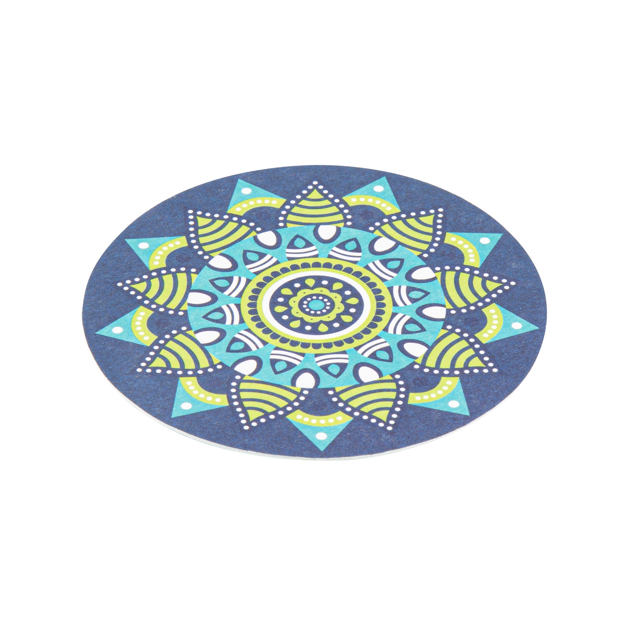 Bar Lux Round Floral Paper Coaster - 6 Assorted Designs - 3 1/2" - 480 count box
