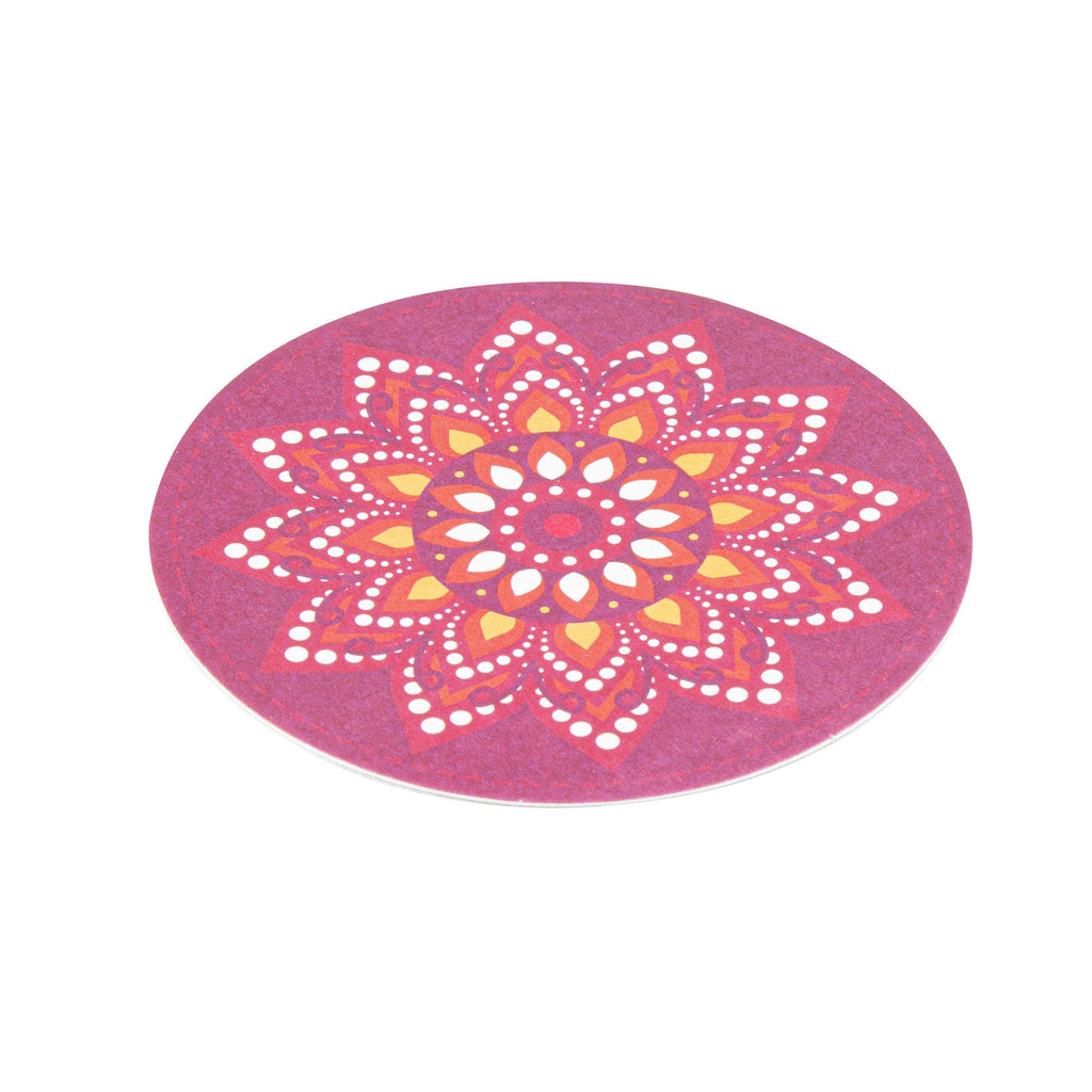Bar Lux Round Floral Paper Coaster - 6 Assorted Designs - 3 1/2" - 480 count box