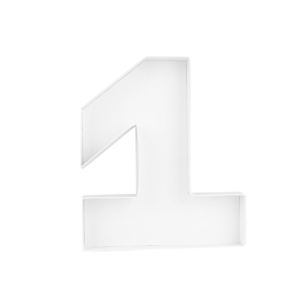 Chef 101 White Paper Charcuterie Fillable Number 1 Tray - 12" x 10" x 1 1/2" - 1 count box