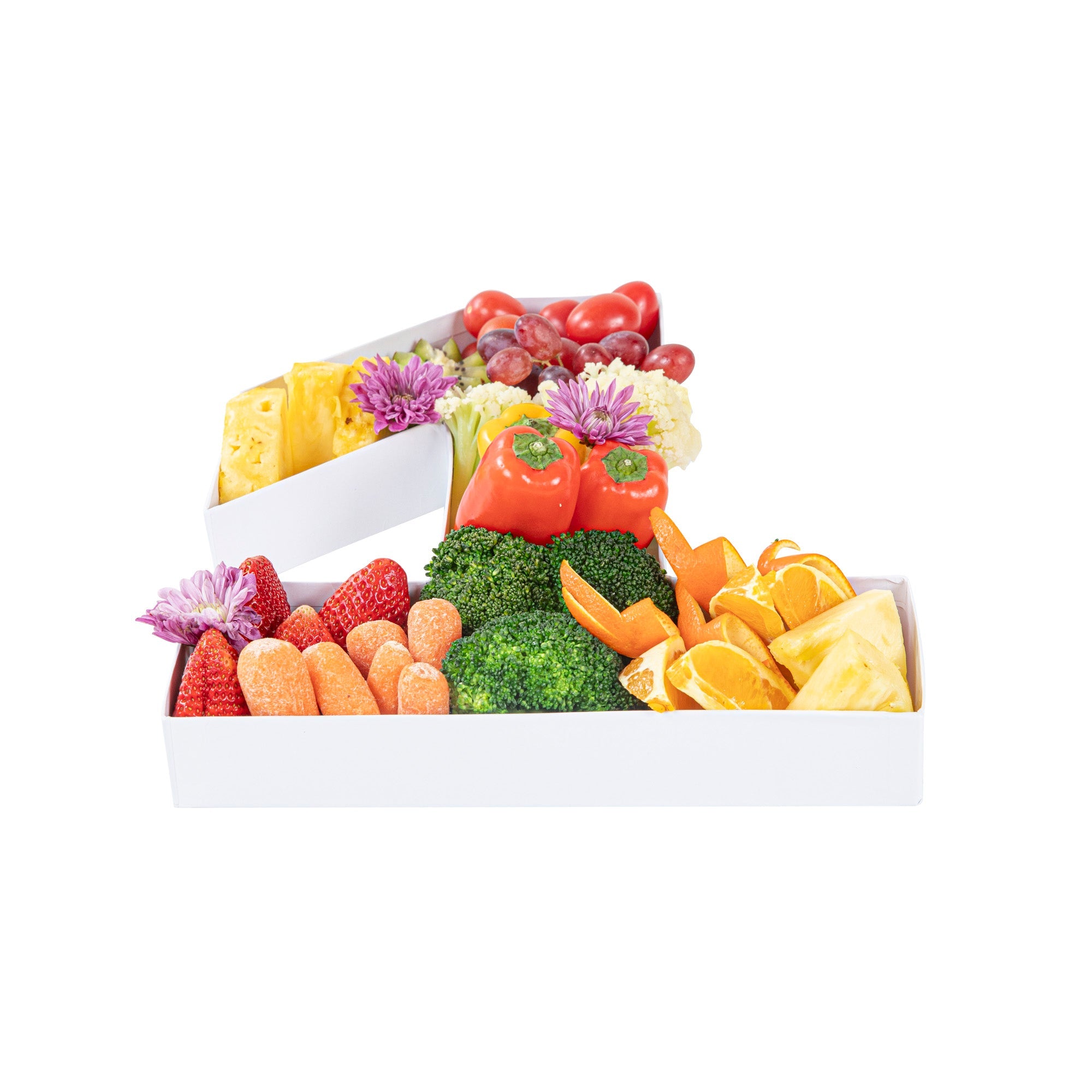 Chef 101 White Paper Charcuterie Fillable Number 1 Tray - 12" x 10" x 1 1/2" - 1 count box