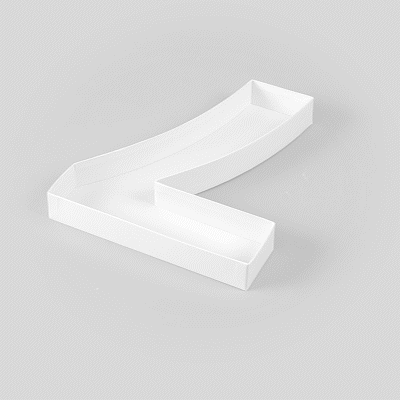 Chef 101 White Paper Charcuterie Fillable Number 7 Tray - 12" x 10" x 1 1/2" - 1 count box