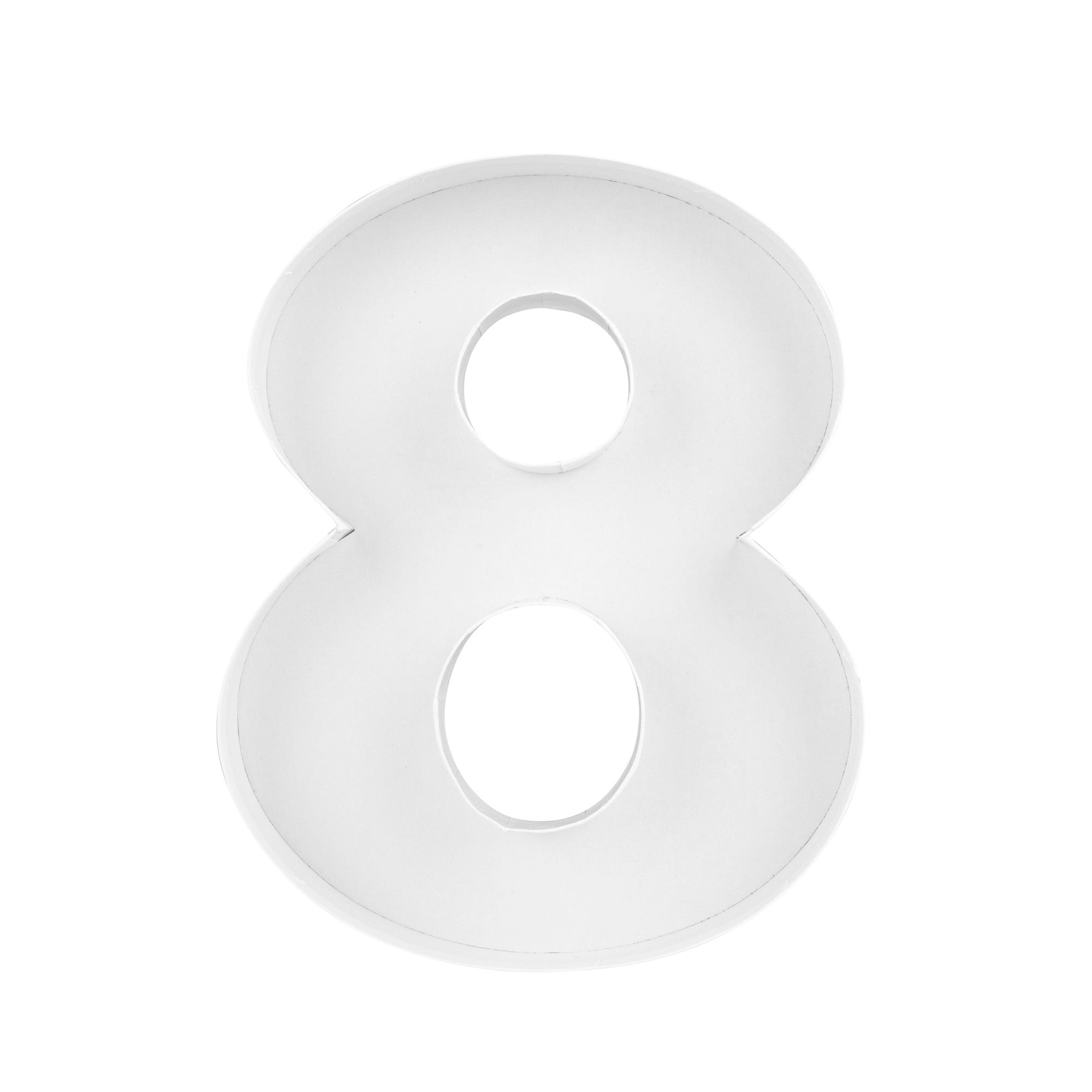 Chef 101 White Paper Charcuterie Fillable Number 8 Tray - 12" x 10" x 1 1/2" - 1 count box