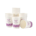 Restpresso 12 oz Pink Paper Insulated Hot Cup - Ok, But First Coffee - 500 count box