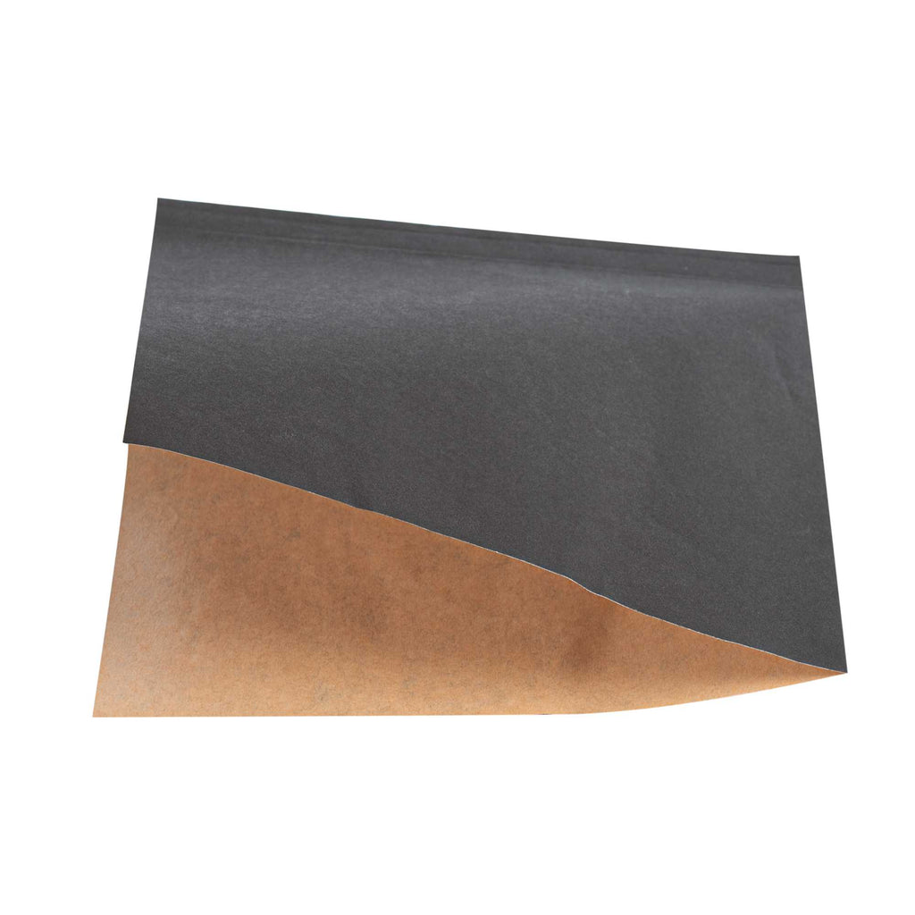 Bag Tek Black Paper Medium Double Open Bag - Greaseproof - 7" x 6 3/4" - 100 count box