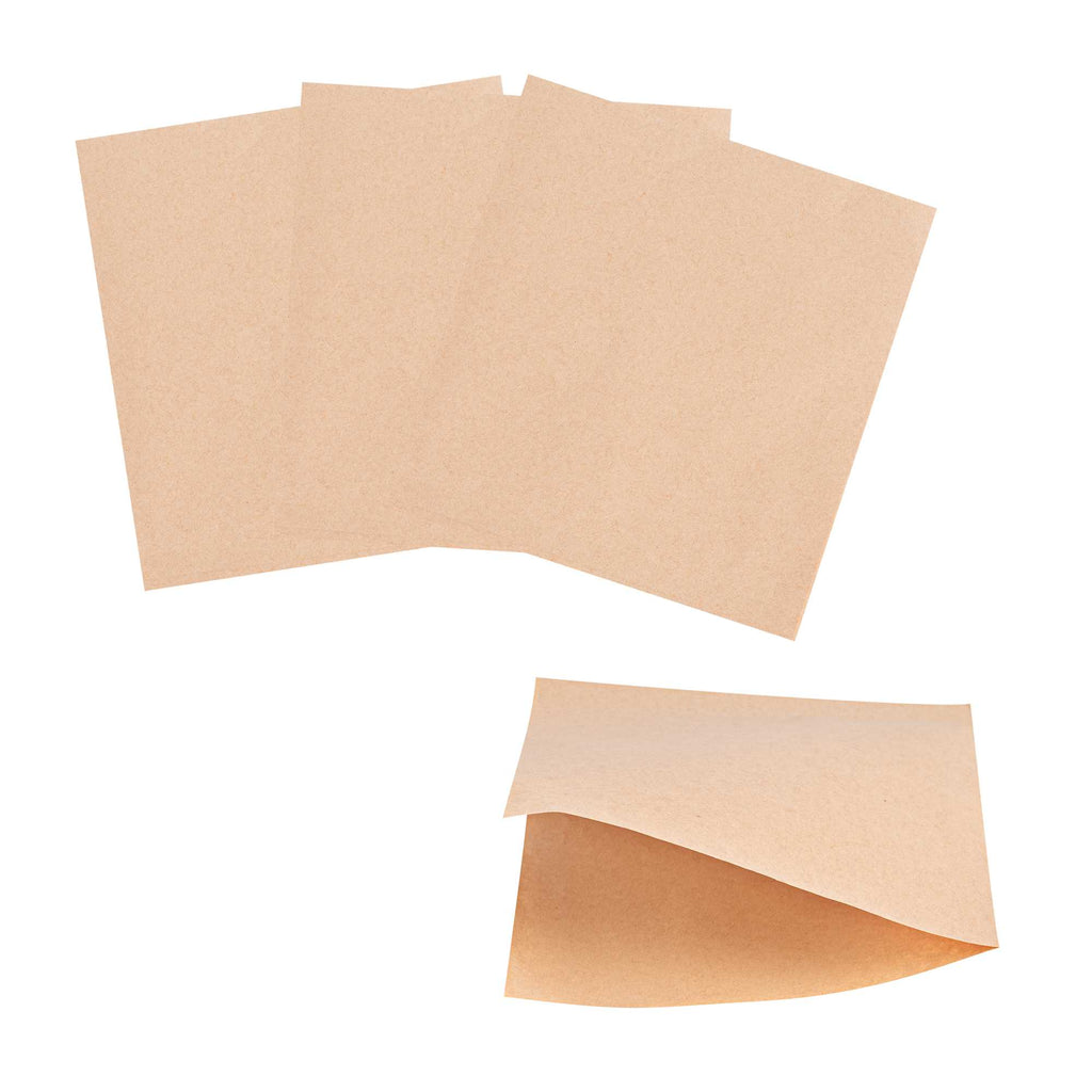 Bag Tek Kraft Paper Medium Double Open Bag - Greaseproof - 7" x 6 3/4" - 5000 count box