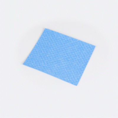 Clean Tek Professional Blue Reusable Swedish Dishcloth - Biodegradable - 6 3/4" x 7 3/4" - 10 count box