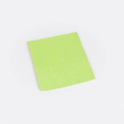Clean Tek Professional Green Reusable Swedish Dishcloth - 6 3/4" x 7 3/4" - 200 count box