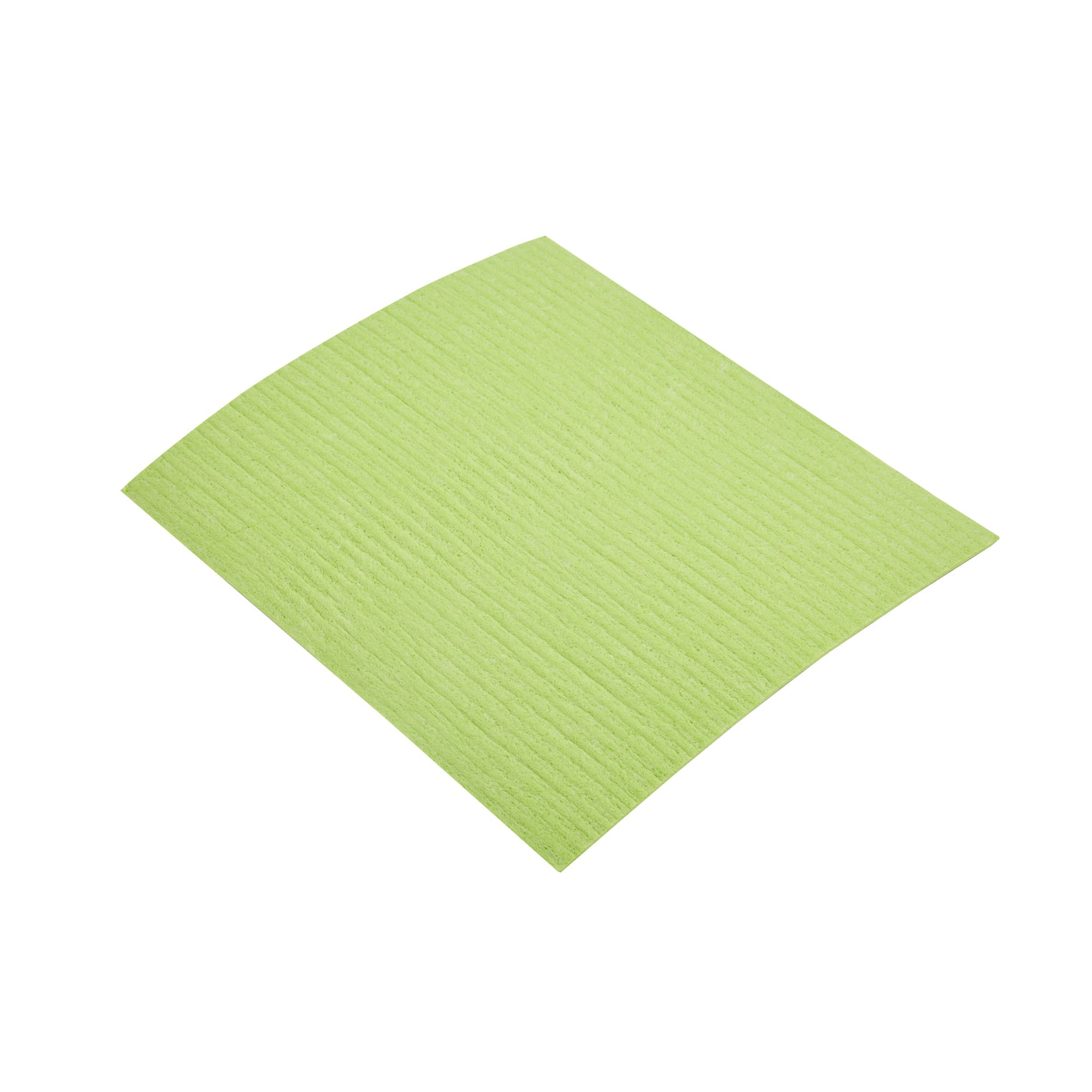 Clean Tek Professional Green Reusable Swedish Dishcloth - 6 3/4" x 7 3/4" - 200 count box