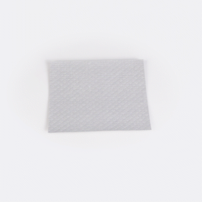 Clean Tek Professional Gray Reusable Swedish Dishcloth - Biodegradable - 6 3/4" x 7 3/4" - 10 count box