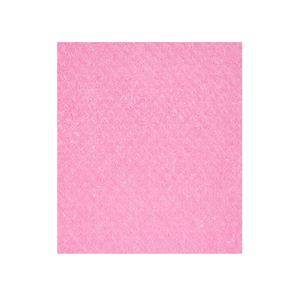 Clean Tek Professional Pink Reusable Swedish Dishcloth - Biodegradable - 6 3/4" x 7 3/4" - 10 count box