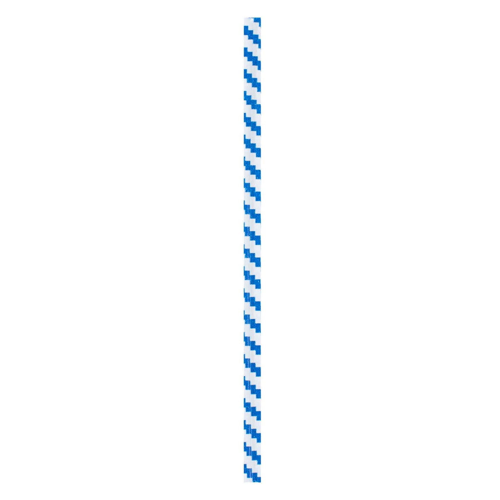 Bag Tek Blue Stripe Paper Twist Tie / Bag Tie - Laminated - 4" - 5000 count box