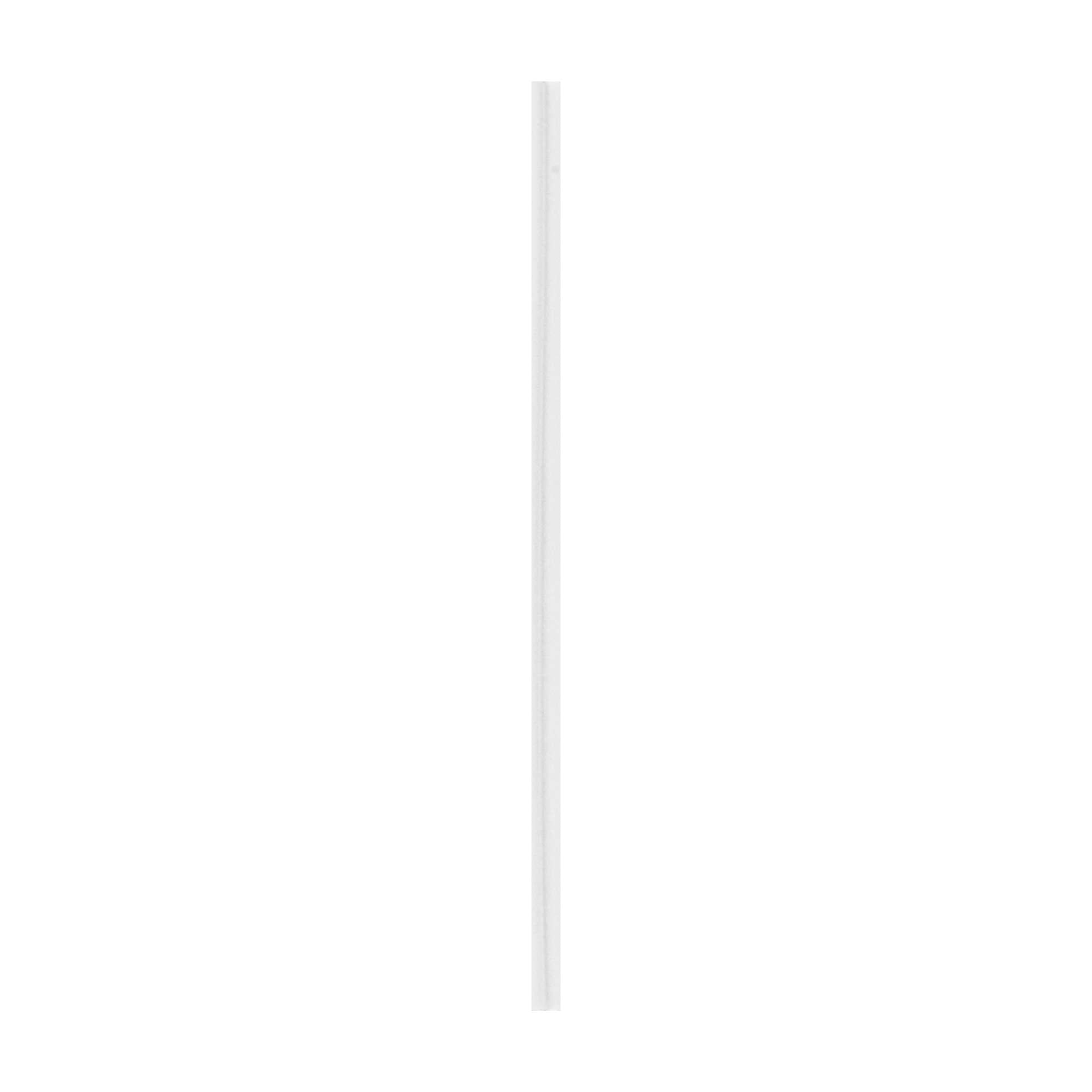 Bag Tek White Paper Twist Tie / Bag Tie - Laminated - 4" - 500 count box