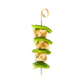 Pixy Natural Bamboo Loop Skewer - 6" x 1/2" x 1/2" - 1000 count box