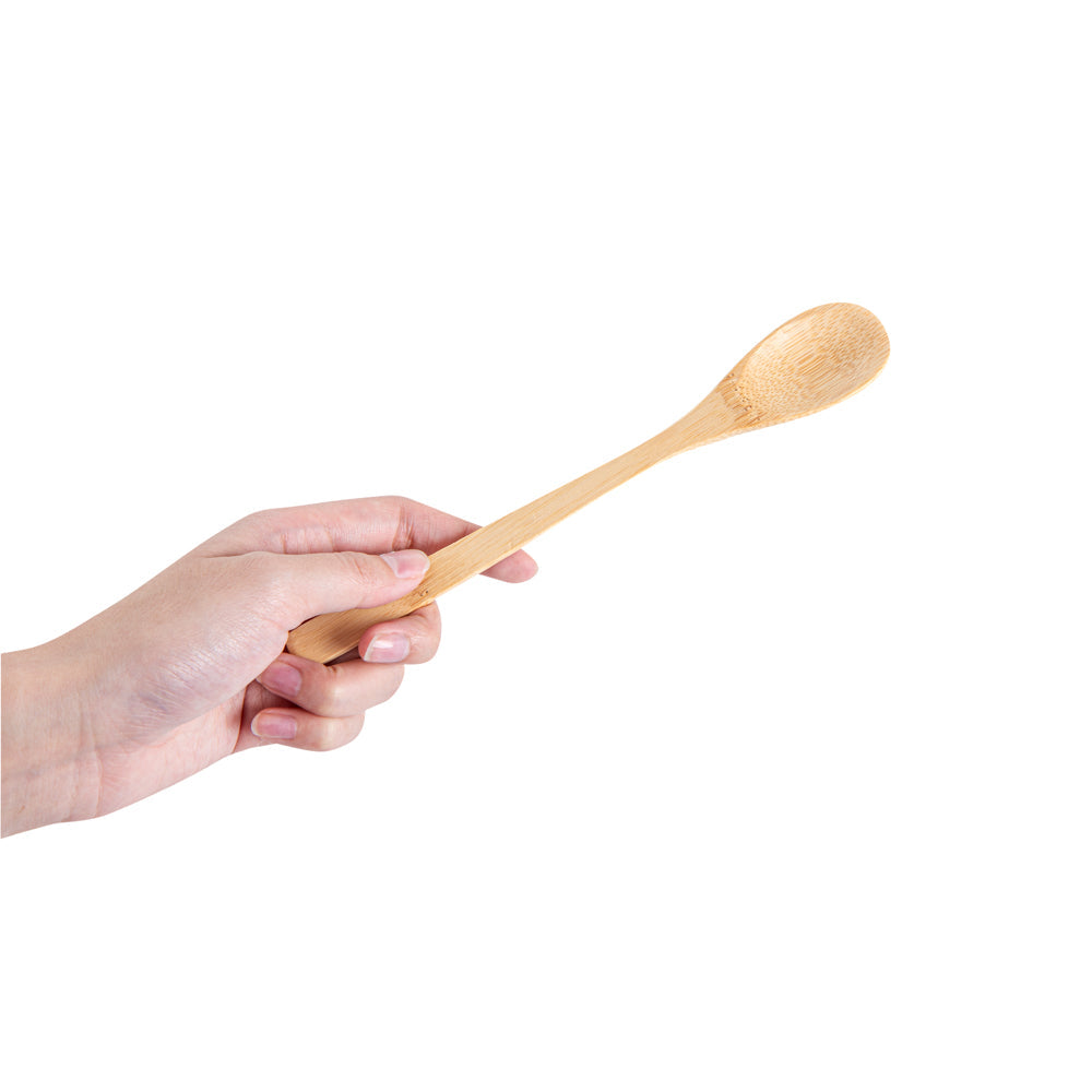 Bambuddha Natural Bamboo Spoon - 8" x 1 1/4" - 100 count box