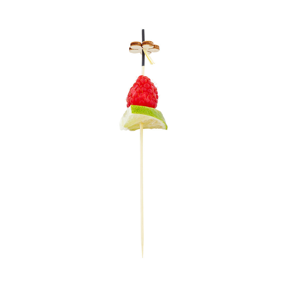 Pixy Bamboo Flower Top Skewer - 6" x 3/4" x 3/4" - 500 count box