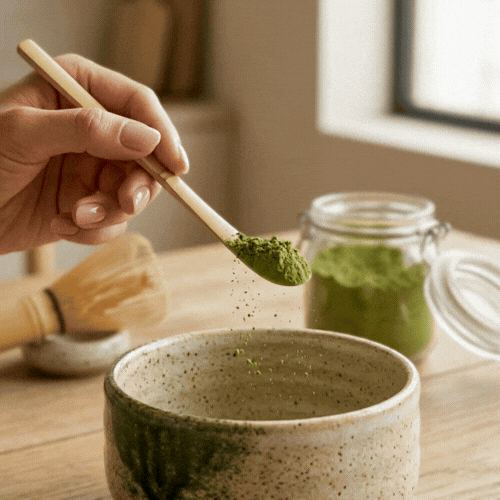Dojo Natural Bamboo Matcha Scoop - Chashaku - 6 1/2" - 1 count box