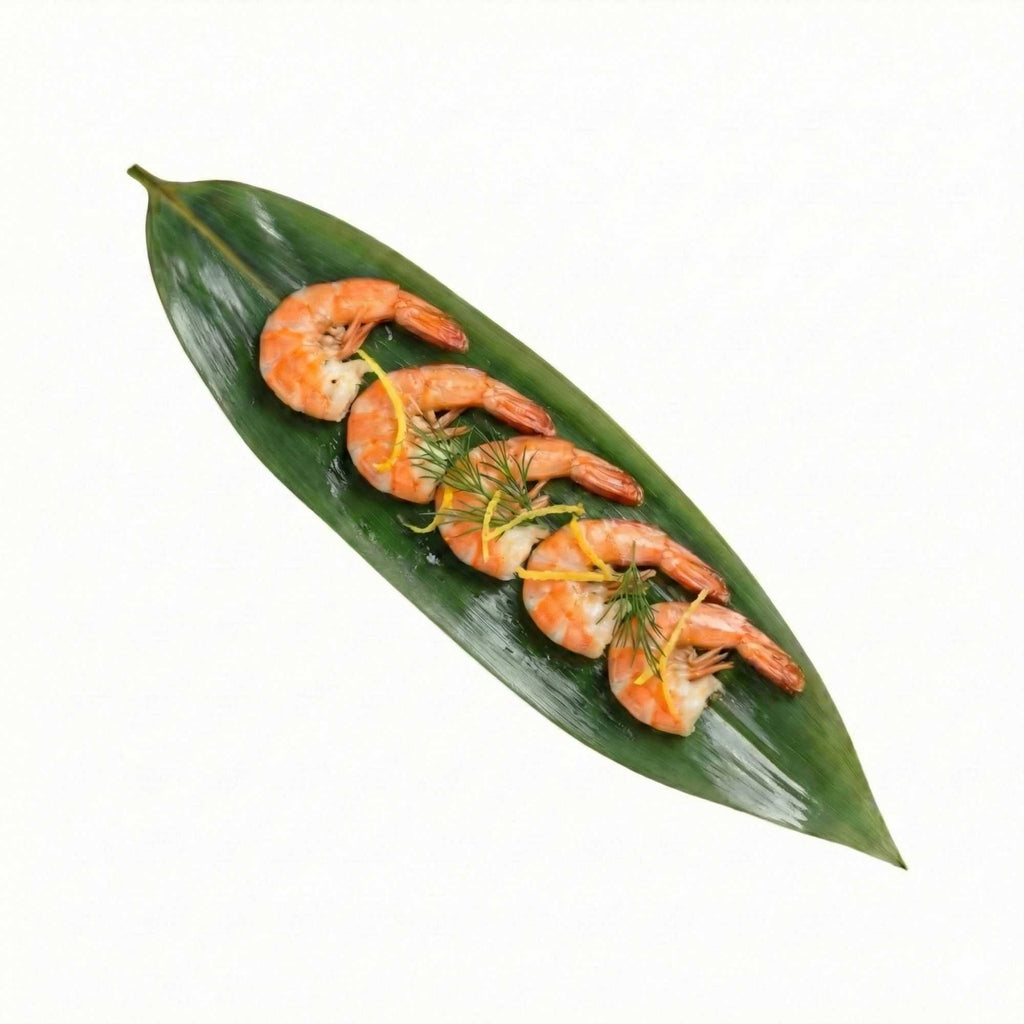 Dojo Green Fresh Bamboo Leaves - Vacuum Packed - 11 3/4" x 3 1/2" - 100 count box