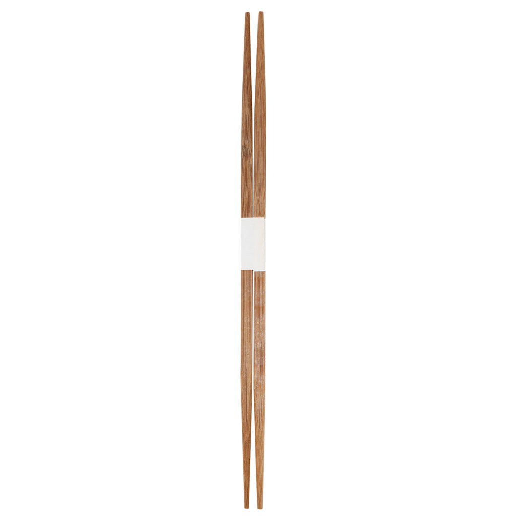 Bambuddha Carbonized Bamboo Contour Chopsticks - Disposable - 9 1/2" x 1/2" - 1000 count box