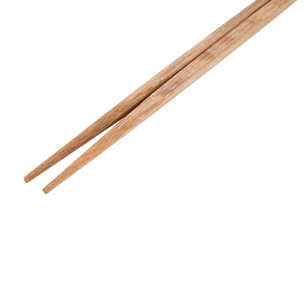 Bambuddha Carbonized Bamboo Contour Chopsticks - Disposable - 9 1/2" x 1/2" - 1000 count box