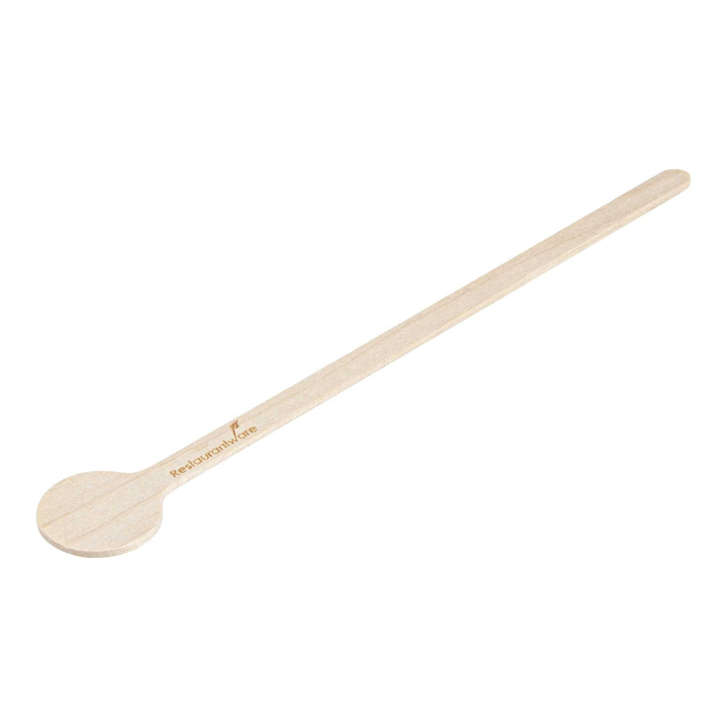 Restpresso Natural Wood Coffee Stirrer - 6" - 1000 count box