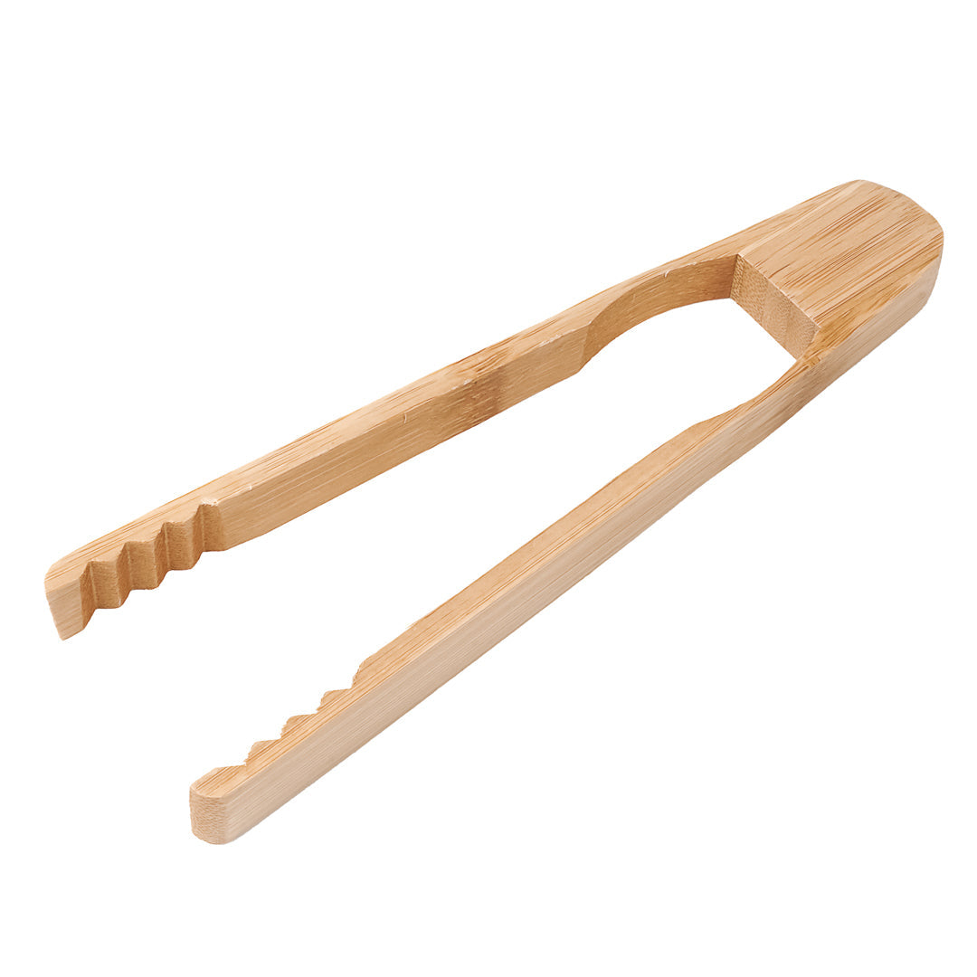 Bambuddha Natural Bamboo Ridged Tong - 7" - 100 count box