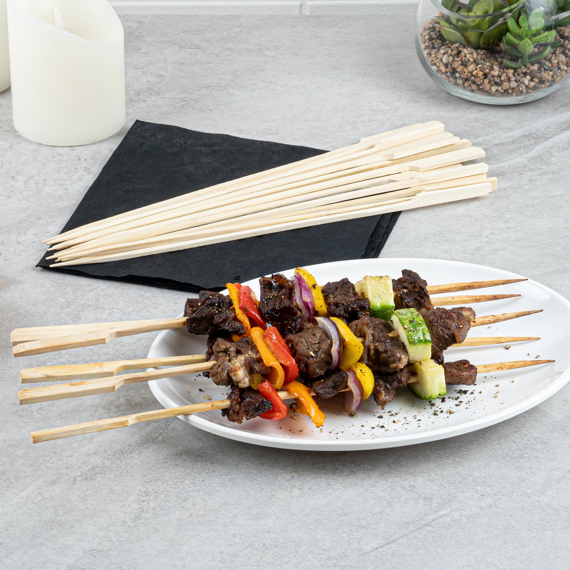 Pixy Natural Shaved Bamboo Paddle Skewer - 11 1/2" - 1000 count box