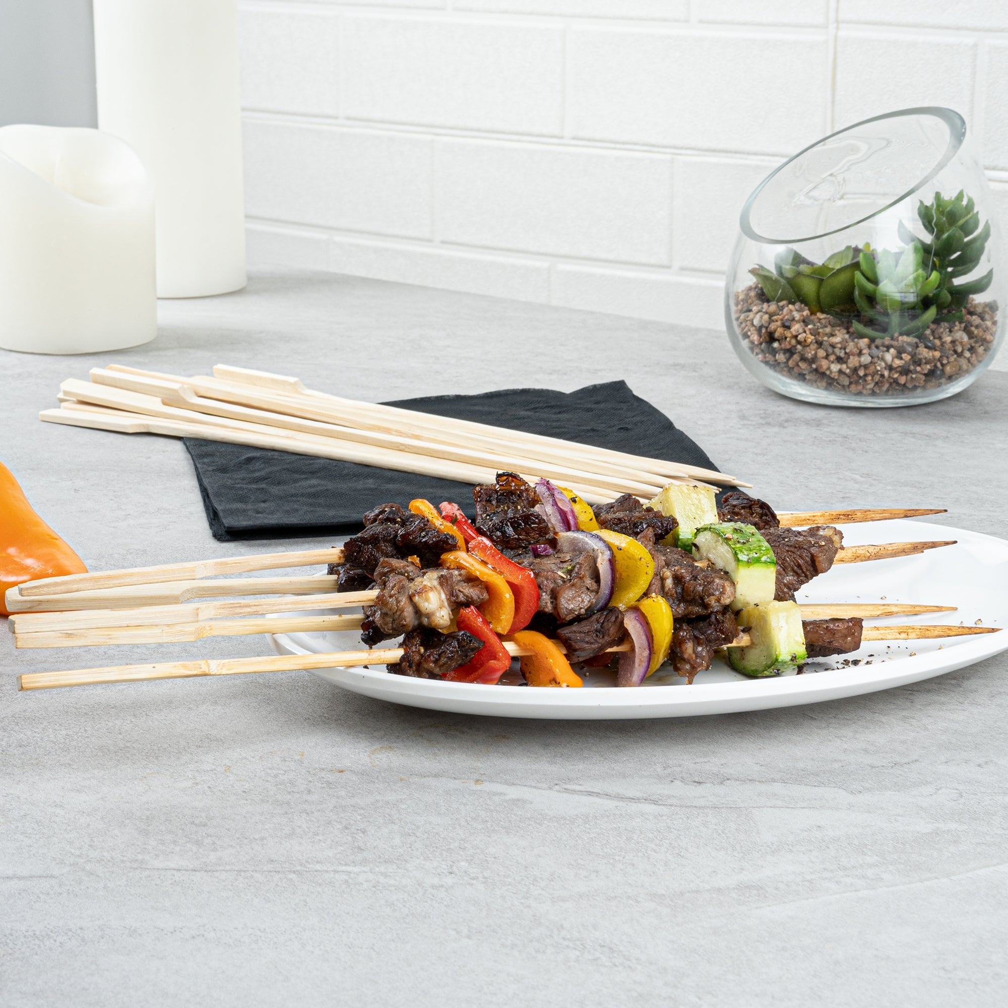 Pixy Natural Shaved Bamboo Paddle Skewer - 11 1/2" - 1000 count box