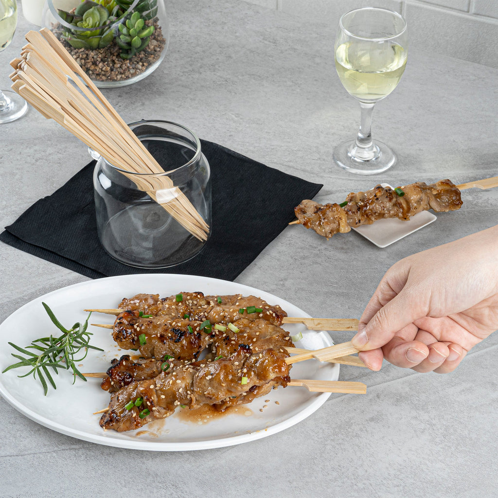 Pixy Natural Shaved Bamboo Paddle Skewer - 8 1/4" - 100 count box
