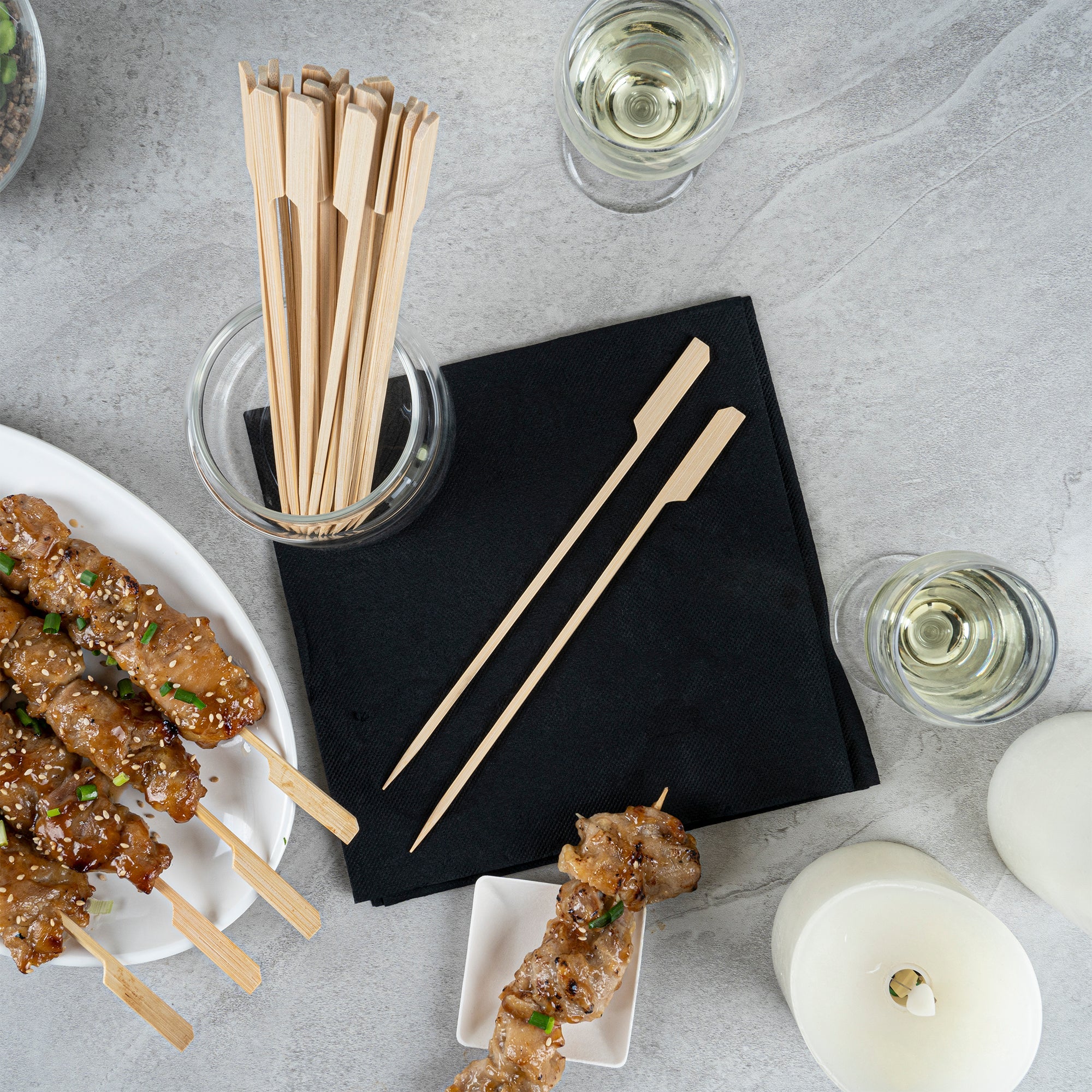 Pixy Natural Shaved Bamboo Paddle Skewer - 8 1/4" - 100 count box