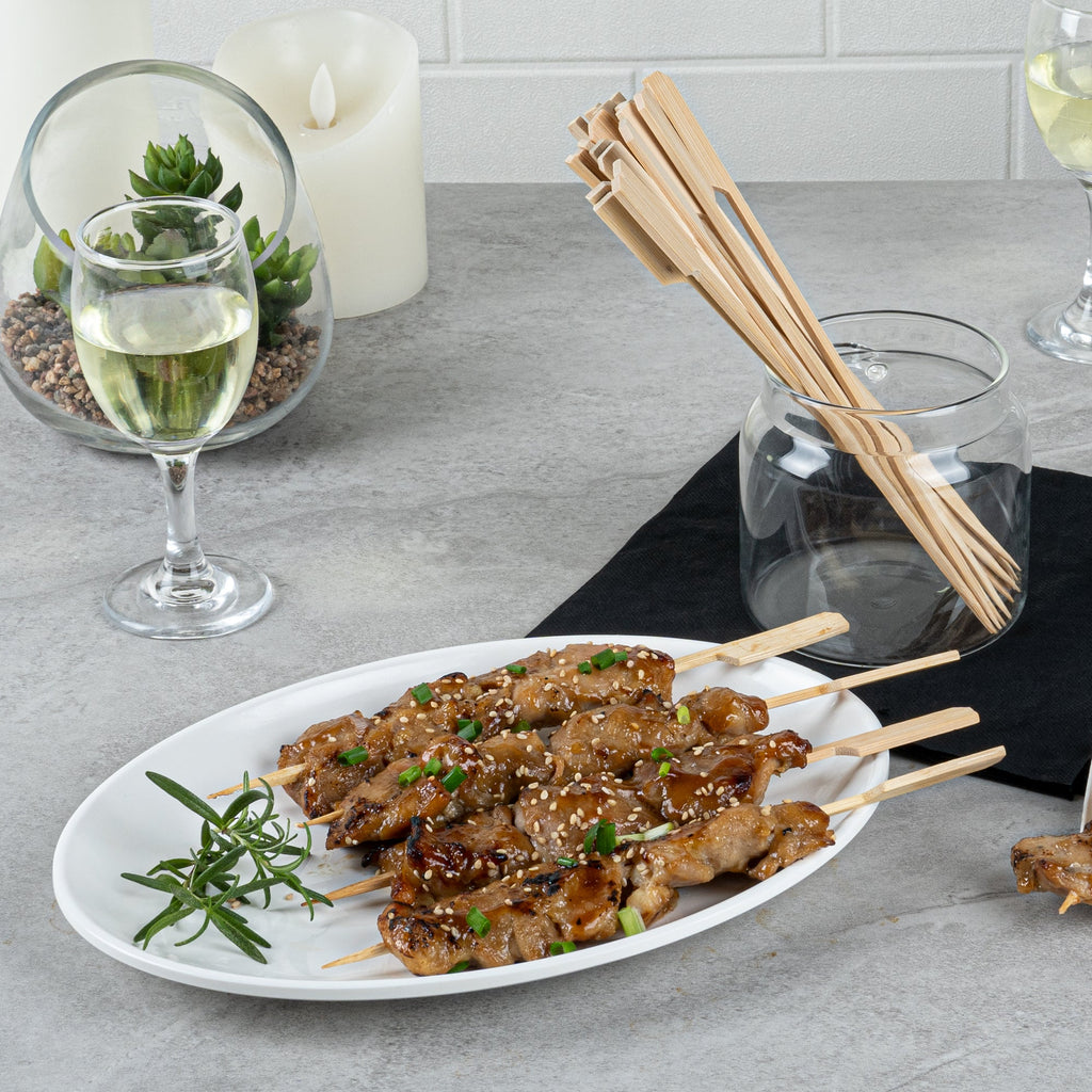 Pixy Natural Shaved Bamboo Paddle Skewer - 8 1/4" - 1000 count box