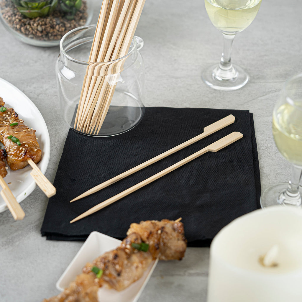 Pixy Natural Shaved Bamboo Paddle Skewer - 8 1/4" - 1000 count box