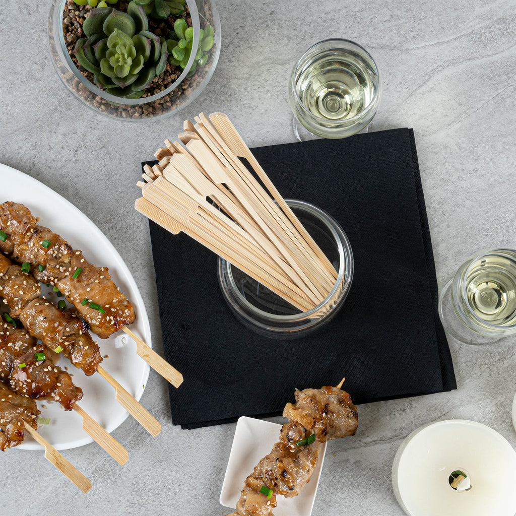 Pixy Natural Shaved Bamboo Paddle Skewer - 8 1/4" - 1000 count box
