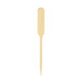 Pixy Natural Bamboo Oar Pick - 3 1/2" x 1 1/2" - 1000 count box