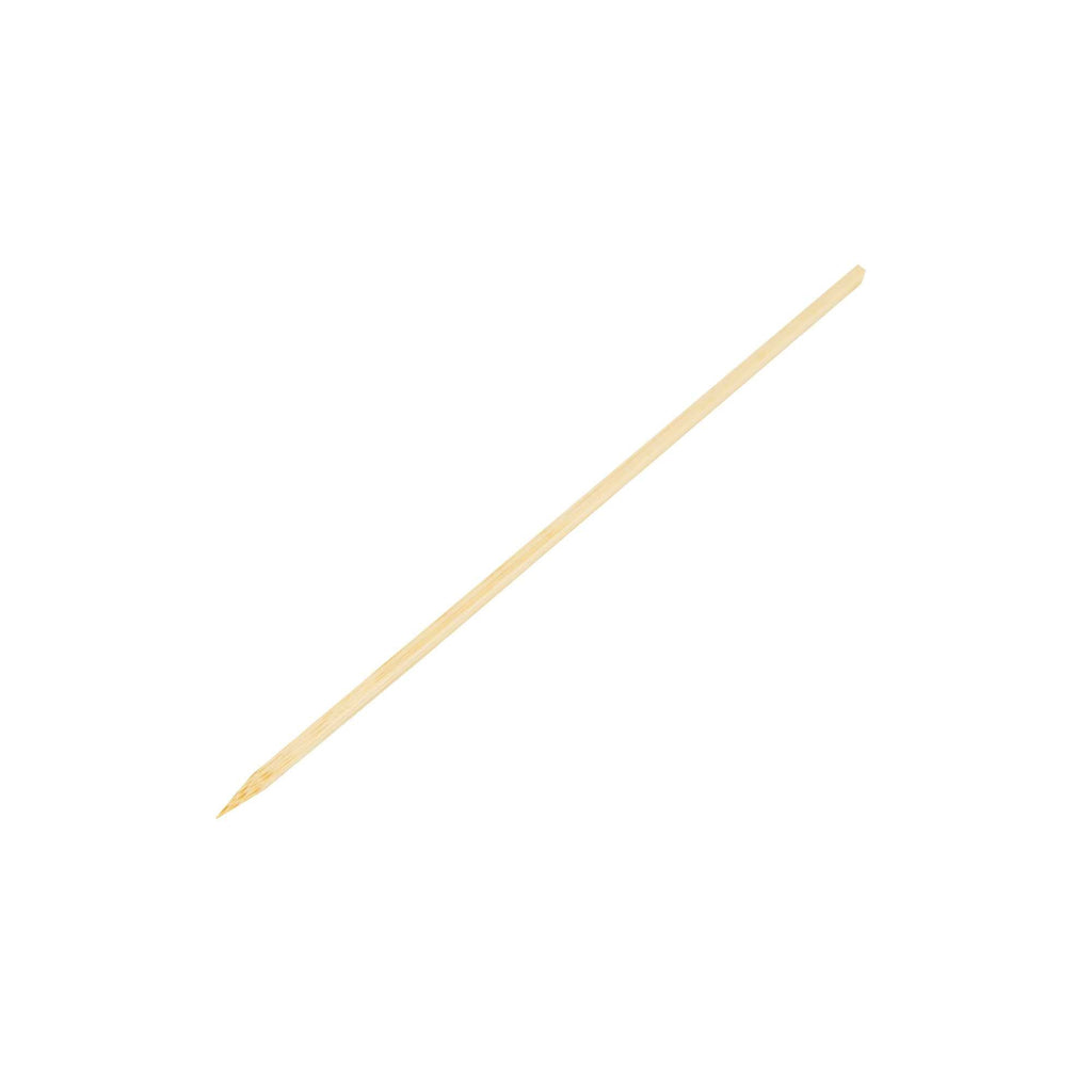 Pixy Natural Bamboo Pointed Square Skewer - 6 1/2" - 1000 count box