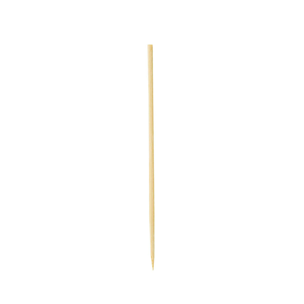 Pixy Natural Bamboo Pointed Square Skewer - 6 1/2" - 1000 count box