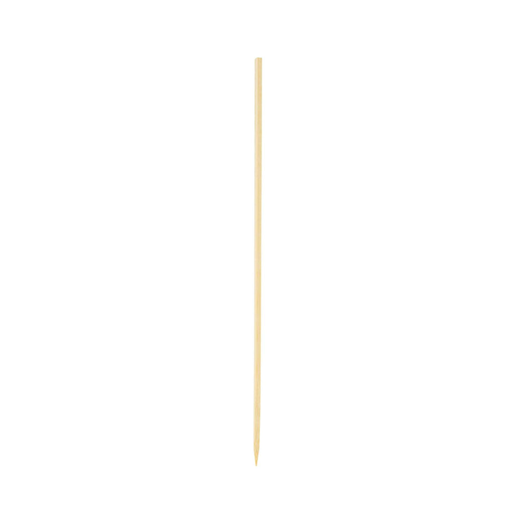 Pixy Natural Bamboo Pointed Square Skewer - 6 1/2" - 1000 count box