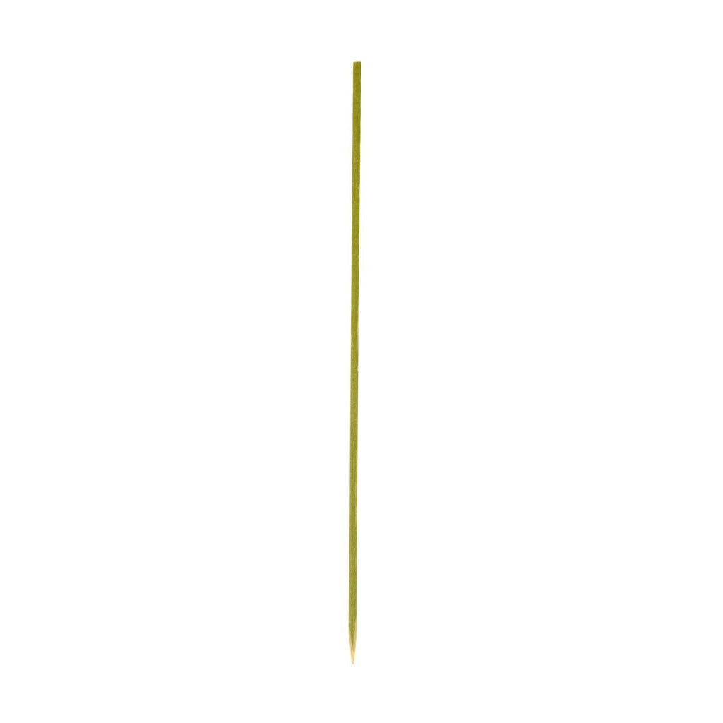 Pixy Natural Bamboo Pointed Square Skewer - 6 1/2" - 1000 count box