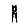 Bambuddha Black Bamboo Mini Clothespin - 1 1/4" x 1/4" x 1/4" - 500 count box