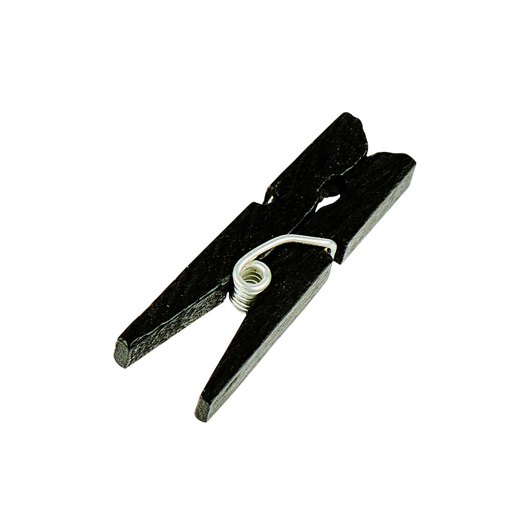 Bambuddha Black Bamboo Mini Clothespin - 1 1/4" x 1/4" x 1/4" - 500 count box