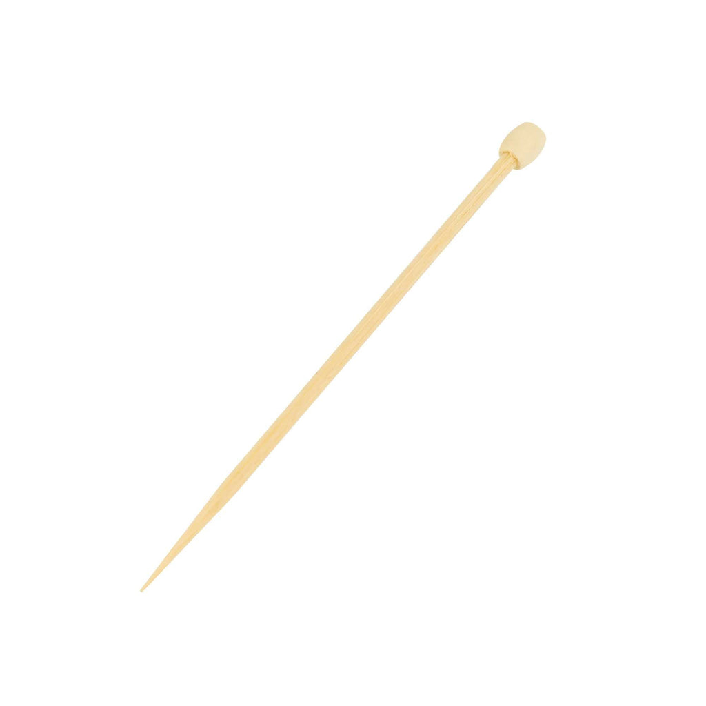 Pixy Natural Bamboo Cylinder Top Pick - 3 1/2" - 100 count box